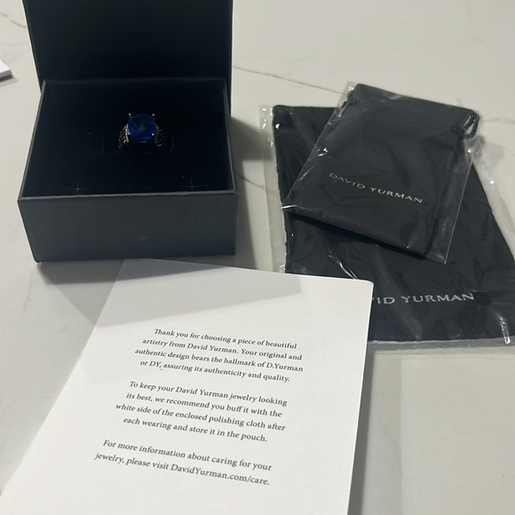 DAVID YURMAN Wheaton Blue Topaz Ring - Picture 14 of 14